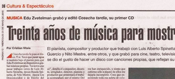 Página 12 - Cultura y espectáculos
